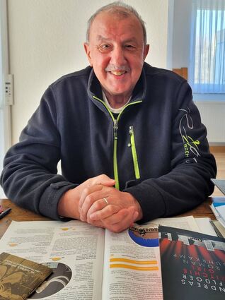 Dieter Burkard ist stellvertretender Vorsitzender der Regionalgruppe Schwetzingen und Gründungsmitglied des Ortsvereins der Badischen Heimat.