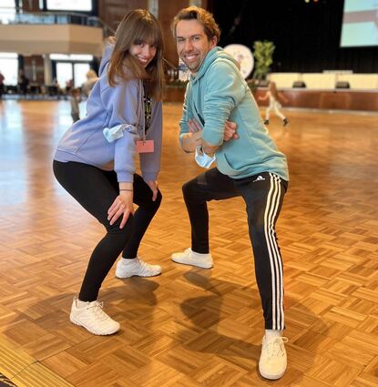 Joshua Mahl hat mit Katrin Pankratz die Jury überzeugt und wieder den „Kindertanz des Jahres“ kreiert.