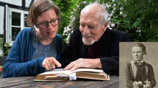 Franziska und Wolfgang Bedorf sind in die Haus-Chronik ihrer Urur- beziehungsweise Urgroßmutter Mina Bassermann (kleines Bild) eingetaucht und haben deren Aufzeichnungen aufbereitet.