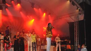 Werden beim Ortsmittefest Ende Juli wieder ordentlich einheizen: Papi’s Pumpels, eine fetzige Schlagerband vom Bodensee, gekleidet im Stil der 70er Jahre.