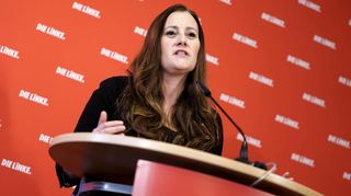 Trotz der Krise unter ihrer Führung will Janine Wissler erneut als Vorsitzende kandidieren.