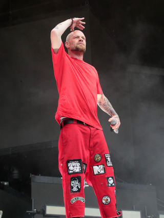Sänger Ivan Moody (Five Finger Death Punch).