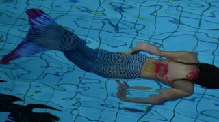 Meerjungfrauen und Meerjungmänner aus der gesamten Bundesrepublik treffen sich am Samstag im Brühler Freibad.