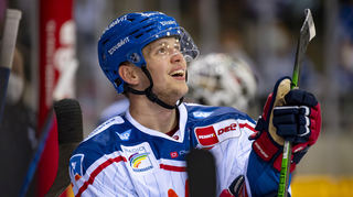 Lean Bergmann beim Spiel gegen München.