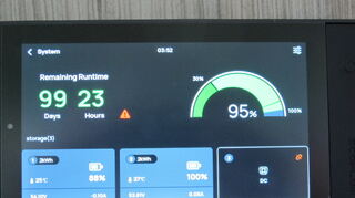 mid Essen - Informatives Anzeige-Display der Power Kit Konsole.