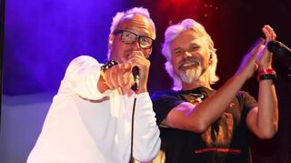 Die „Zap-Gang“ mit Torsten „TO.“ Baier und Walter „The Voice“ Batzler rockte auf der Bühne bis in die Nacht.