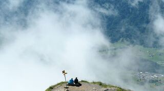 Dem Himmel ganz nah: Beim Aufstieg kommt das Glücksgefühl.