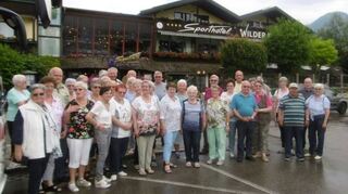 Die Reisegruppe „Fahr mal raus“ ist nach der Corona-Zwangspause unterwegs und erkundet – hier im Hotel in Oberaudorf – Oberbayern.
