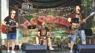 Die besten Rock- und Popsongs von heute und gestern: Die „Goodies“ um (v. l.) Martin, Bernd und Stephan verbreiten ausgelassene Stimmung.