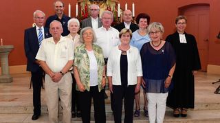 65 Jahre liegt die Konfirmation für diese Gruppe zurück, weshalb sie als eiserne bezeichnet wird.
