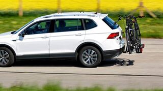 ADAC Vergleich Fahrradträger: Sieger ist eindeutig das System für die Anhängerkupplung.