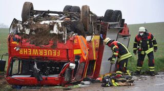 Nach einem Unfall im April ist das Löschgruppenfahrzeug der Feuerwehr nicht mehr zu gebrauchen.