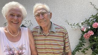 Einzigartige Zweisamkeit: Renate und Georg Feuerstein können auf 70 Jahre Ehe zurückblicken.