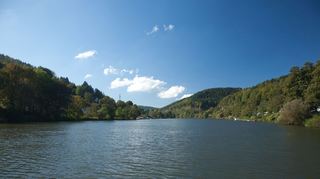 Blick von der Fähre beim Neckarhäuser Hof. Auch wenn der Neckar friedlich aussieht, birgt er Gefahren.