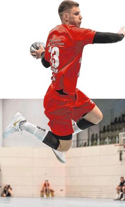 Kevin Suschlik zeigt im Testspiel gegen Vallen-dar auch seine Qualitäten im Rückraum.