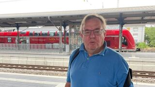 Unser Redakteur Andreas Lin ist heute auf seiner dritten und letzten Tour, um das 9-Euro-Ticket der Bahn ausgiebig zu testen. Die Route: Von Schwetzingen nach Wachenheim.