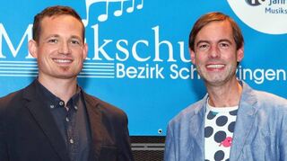 Die Schwetzinger Musikschule hat ein neues Leitungsteam: Philipp Wolfart und Stefan Knust.