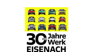 mid Eisenach - Seit 1992 rollen in Thüringen Modelle mit dem Blitz vom Band. Deshalb feiert Opel dieses Jubiläum mit einem Festakt und einem Tag der offenen Tür.