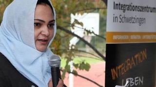 Faeza Ahmad macht sich für die Frauen in der Gesellschaft stark.