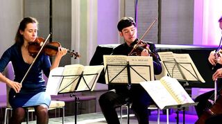 Das Eliot-Quartett bietet bei seinem Auftritt im Jagdsaal tatsächlich Kammermusik der Spitzenklasse.