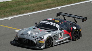 Raffaele Marciello (links) gewann mit Jules Gounon (Mitte) und Daniel Juncadella das 24-Stunden-Rennen in Belgien.