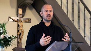 Der Prediger Christian Kutsch war Gast bei den Bibeltagen der evangelischen Kirchengemeinde.