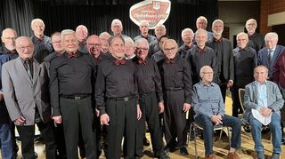 Singende und gut klingende Männergesellschaft: Ehrungsabend des Sängerbunds Liederkranz im historischen Rose-Saal.