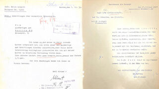 Spurensuche: Sohn und Wehrmachtsangehöriger Erich Schmitt sucht Ende 1939 über das Auswärtige Amt seine vermeintlich in Paris lebende Mutter. Die Nachricht vom 25. Februar 1941: Anna Schmitt lebt! Es ist sicherlich eine von Dr. Ernst Kundt verbreitete Behauptung, dass sie das Lager von Gurs nicht verlassen will.