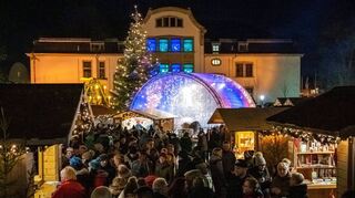 Mit Glühwein, Waffeln und einer Vielzahl an weihnachtlichen Waren läutet der Hockenheimer Advent die festliche Zeit ein.