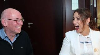 Zwei, die sich verstehen: Buchhändler Cornelius Kieser und Kristina Vogel.