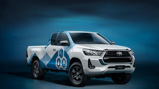 mid Groß-Gerau - Erste Prototypen des Brennstoffzellen-Pick-ups sollen bereits 2023 im englischen Toyota-Werk Burnaston produziert werden.