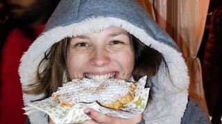 Und nach der Pfandrückgabe geht sogar noch eine süße Waffel.