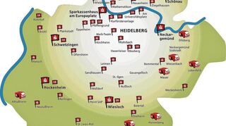 Sparkasse Gebietskarte