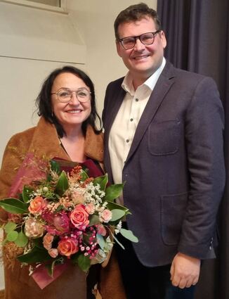 Jutta Schuster Ehrung 35 Jahre im Gemeinderat