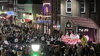 Weihnachtliches Treiben auf den Straßen Mooresvilles. In der Hockenheimer Partnerstadt werden die Feiertage geradezu zelebriert.