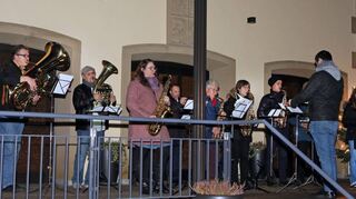 Das Choralblasen des Musikvereins auf dem Friedhof gehört an Heiligabend schlicht dazu.