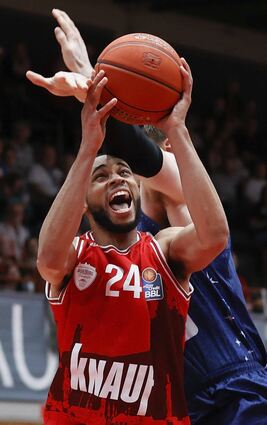Würzburgs Guard Cameron Hunt war auch gegen Crailsheim der alles überragende Spieler auf dem Parkett.