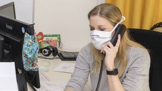 Dr. Anne Kühn gibt einen Überblick über Arbeit mit der Pandemie.
