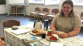 Schöne Idee: Diplompädagogin Heide Graze (l.) und Dolmetscherin Anna Martynova haben im Vorjahr ein Elterncafé für ukrainische Flüchtlinge angeboten.