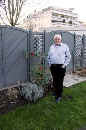Helmut Baust wirkt fit und entspannt.