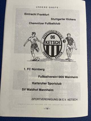 Das Turnierheft 1988