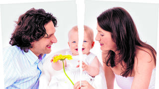 Glückliche Familie