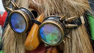 Die Masken sind echte Hingucker beim 3. Nachtumzug der Rohrhöfer Göggel.