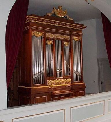 Die Orgel in der Schlosskapelle ist eine ganz besondere.