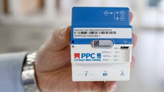 Ein Smart-Meter-Gateway zur Datenübertragung für digitale Stromzähler.