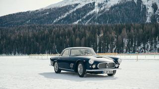 mid Groß-Gerau - Der Maserati 3500 GT Vignale als eines der Modelle, die auf dem zugefrorenen St. Moritz-See zu sehen sein werden.