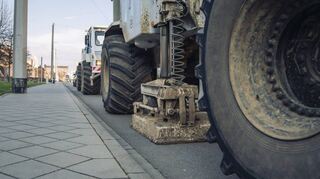 Die Vibrotrucks sorgten auch in Mannheim für Erschütterungen. Inzwischen sind die Messungen beendet worden.
