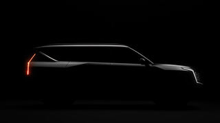 mid Groß-Gerau - So langsam kommt der neue Kia EV9 ans Licht.