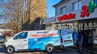 mid Groß-Gerau - Das Stromkabel symbolisiert 100 Prozent voll elektrische Lieferung dank e-Antrieb.