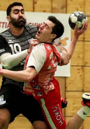 Die HSG St. Leon/Reilingen – hier Janosch Menger – hat in der Badenliga derzeit wenig zu lachen. Am Samstag empfängt sie Hardheim.